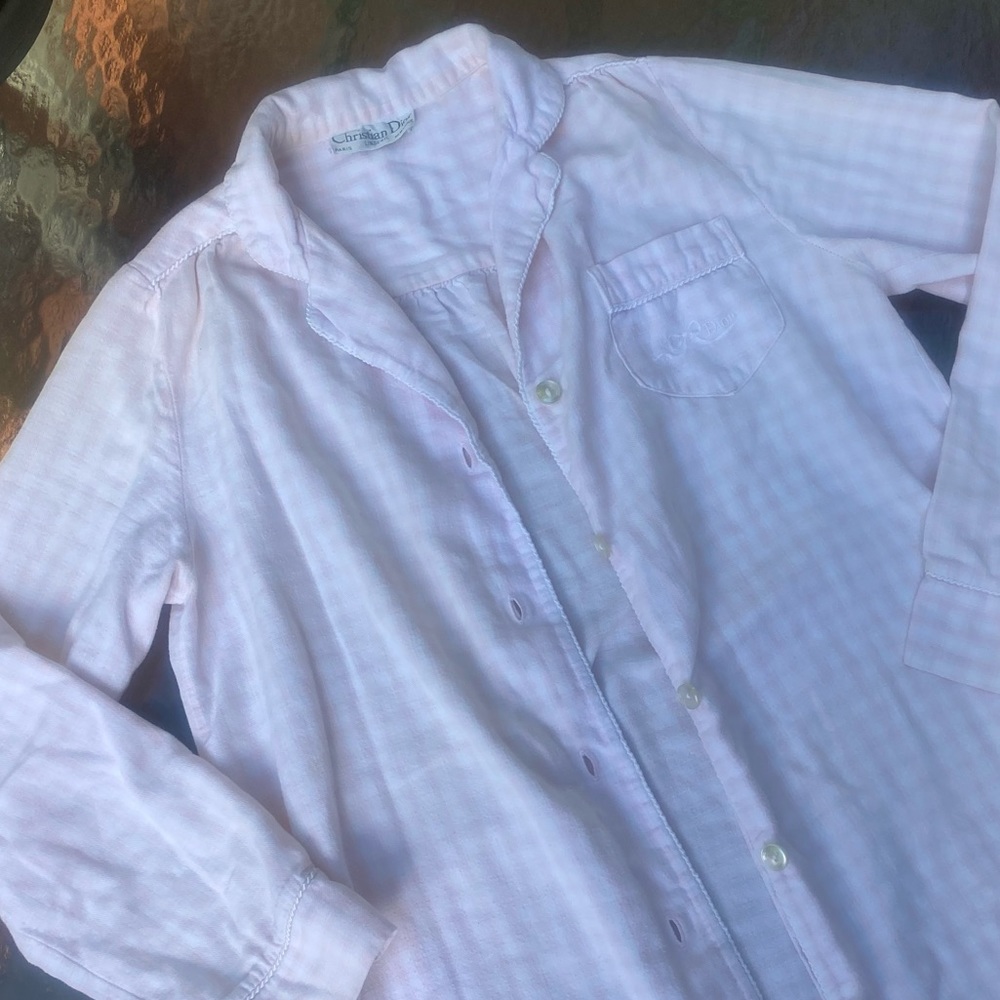 vintage 70s dior nightgown